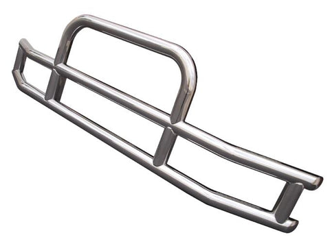 QSC Polished Stainless Steel Deer Bumper Guard w/ Bracket for Volvo VNL 04-17