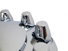 QSC Chrome Semi Truck Front Rear Axle Cover kits Hub Cap 33mm Thread on Lug Nuts QSC Chrome Semi Truck Front Rear Axle Cover kits Hub Cap 33mm Thread on Lug Nuts