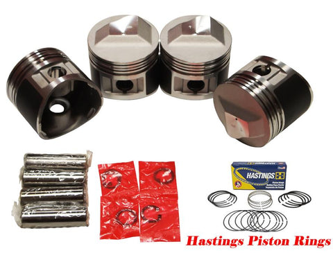 QSC Pistons Set for BMW 2002tii E12 M10 72-75 11251261881 90mm w/ Piston Rings