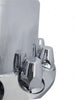QSC Chrome Semi Truck Dome Rear Axle Cover kits Hub Cap 33mm Thread on Lug Nuts QSC Chrome Semi Truck Dome Rear Axle Cover kits Hub Cap 33mm Thread on Lug Nuts