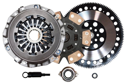 QSC Subaru WRX 02-05 EJ20 EJ20T EJ205 Stage 3 Clutch Kit + Chromoly Flywheel