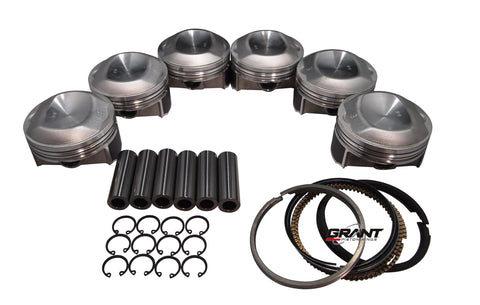 QSC Porsche 911 95mm Pistons Set CR 9.5 with Grant Piston Rings