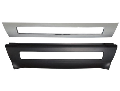 QSC Center Central Bumper w/ Chrome Trim for Volvo Trucks 2003 - 2015 VN VNL