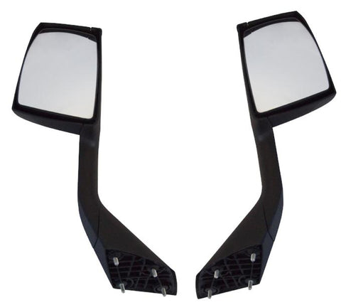 QSC Volvo VNL Truck Hood Black Mirror Set L & R Mounting Kit 82361058 82361059