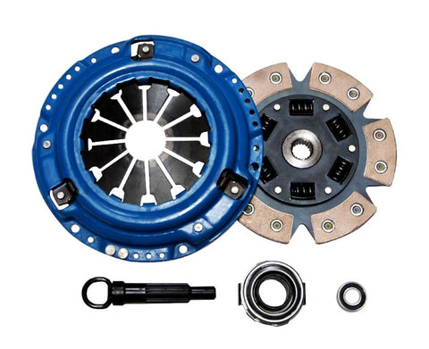 QSC Honda Civic 92-05 Stage 3 Clutch Kit Civic Del Sol 6-Puck Ceramic Sprung Disc