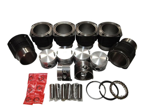 QSC Porsche 911 86mm Aluminum Nikasil Coated Cylinders & Pistons Set